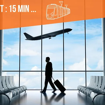 Le Mermoz - Parking Gratuit - Airport 15min Appartement *
